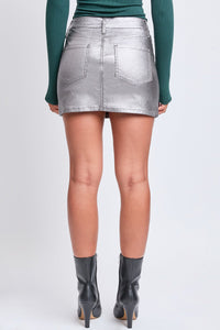 Women's Metallic Micro Mini Skirt
