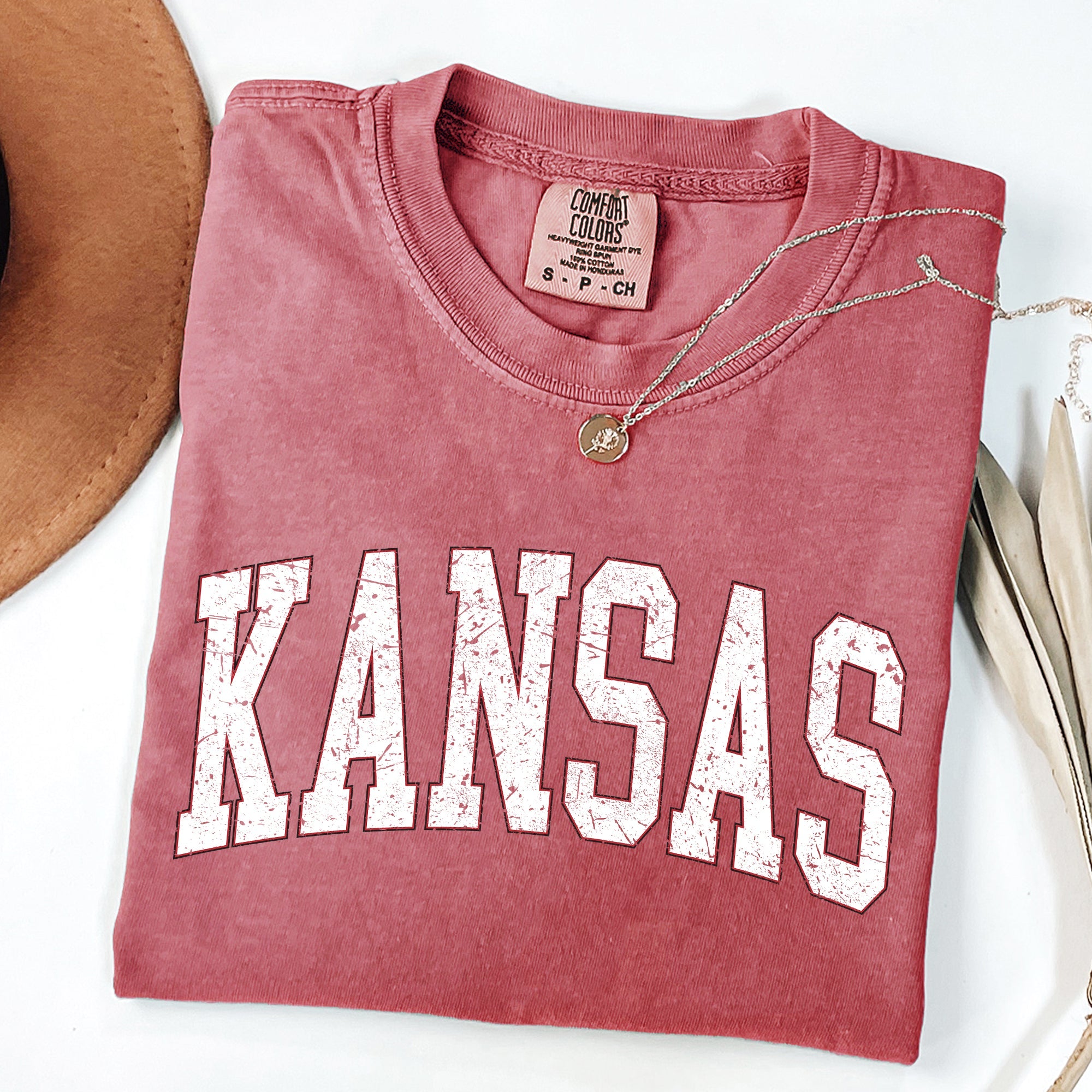 Kansas, Football, Sports, Game Day, Big Game, Touchdown, Tailgate Party, University, College, State Tshirt Comfort Colors T-Shirt