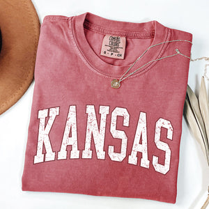 Kansas, Football, Sports, Game Day, Big Game, Touchdown, Tailgate Party, University, College, State Tshirt Comfort Colors T-Shirt