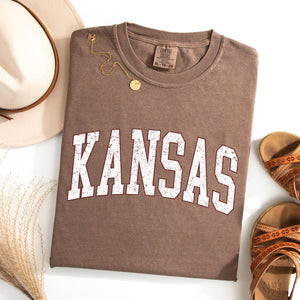Kansas, Football, Sports, Game Day, Big Game, Touchdown, Tailgate Party, University, College, State Tshirt Comfort Colors T-Shirt