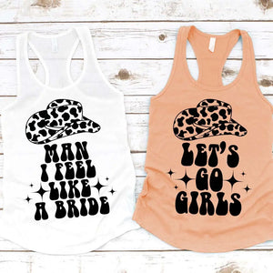 🍾 Man I Feel Like a Bride Bachelorette Party Tank Top 💍