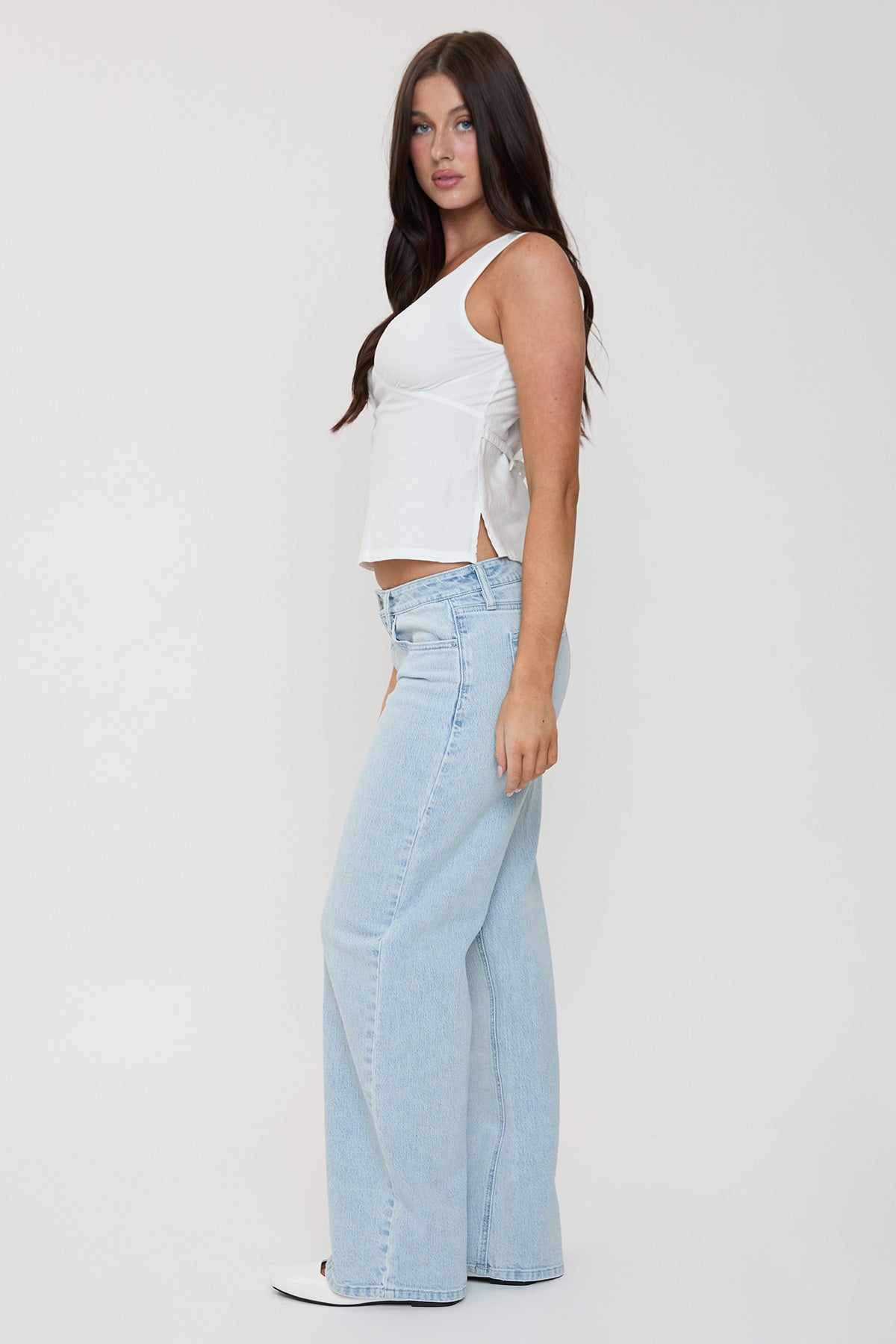 Women's Luxe Britney Wide Leg Jeans