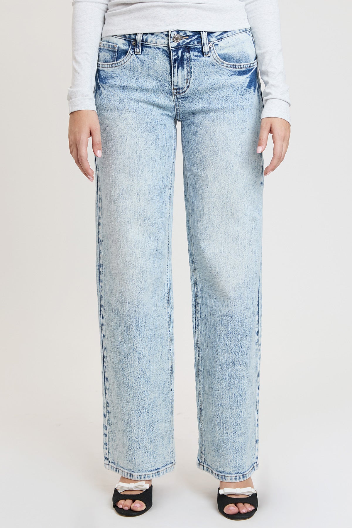 Women's Luxe Britney Wide Leg Jeans