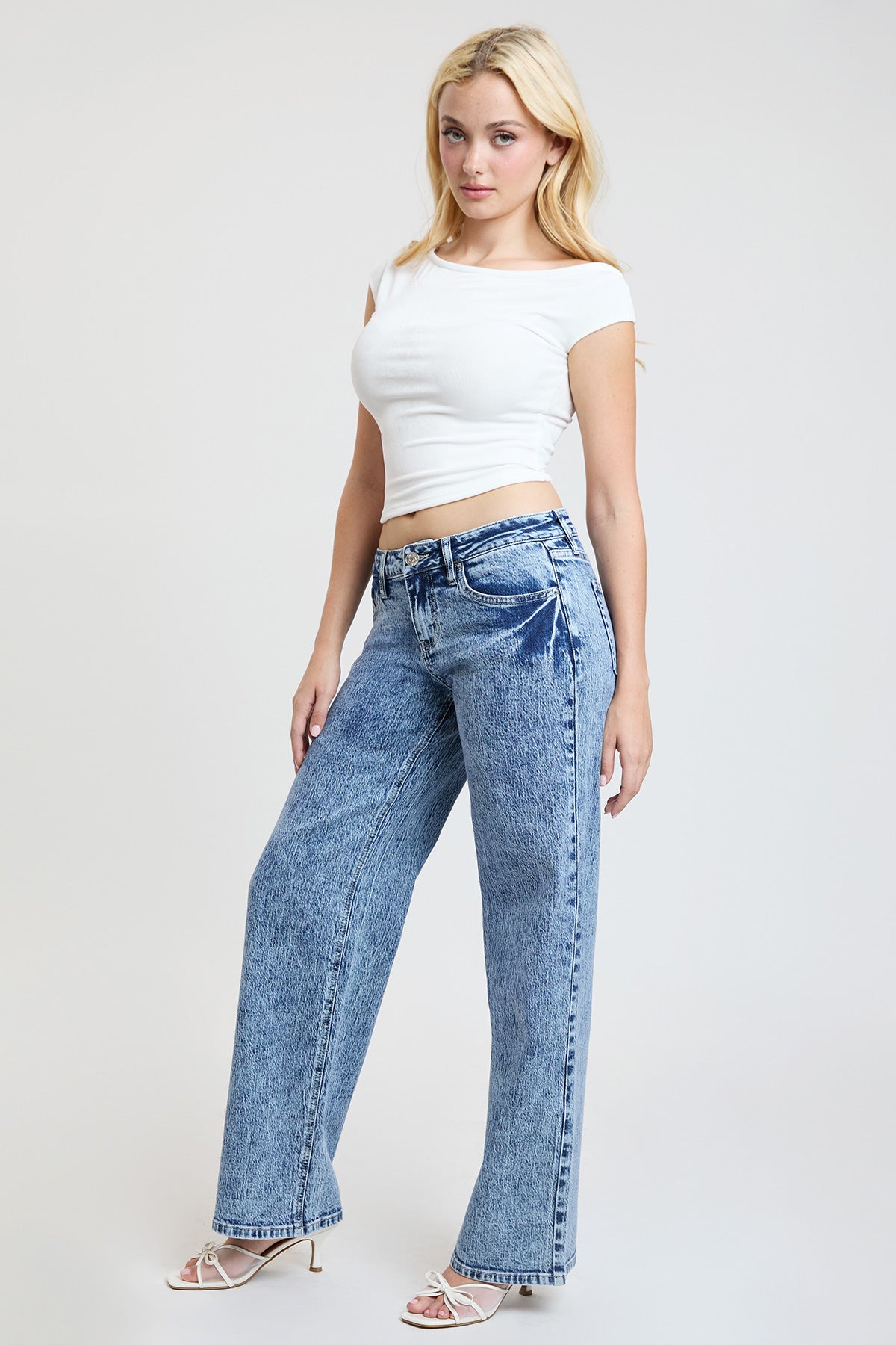 Women's Luxe Britney Wide Leg Jeans