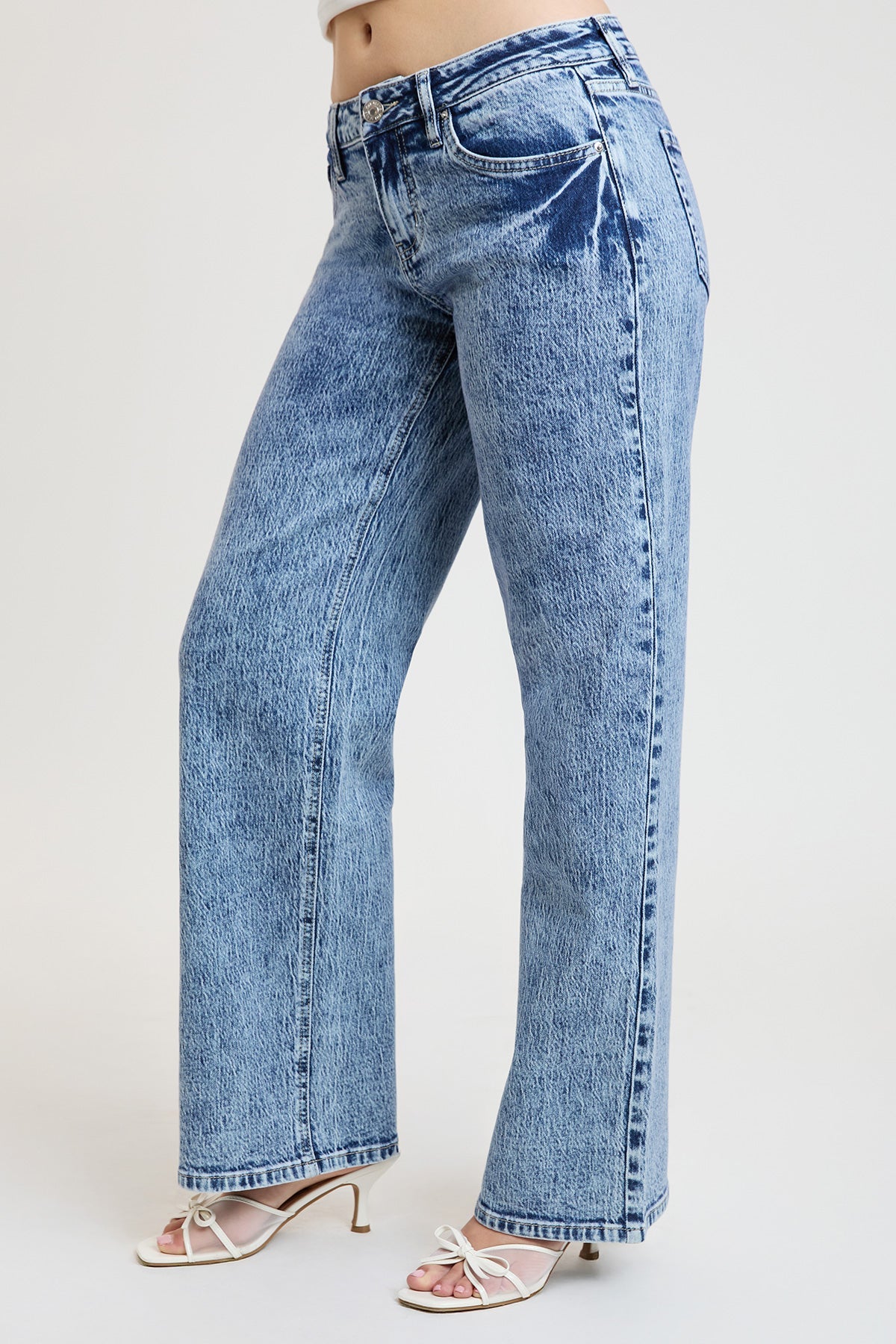 Women's Luxe Britney Wide Leg Jeans