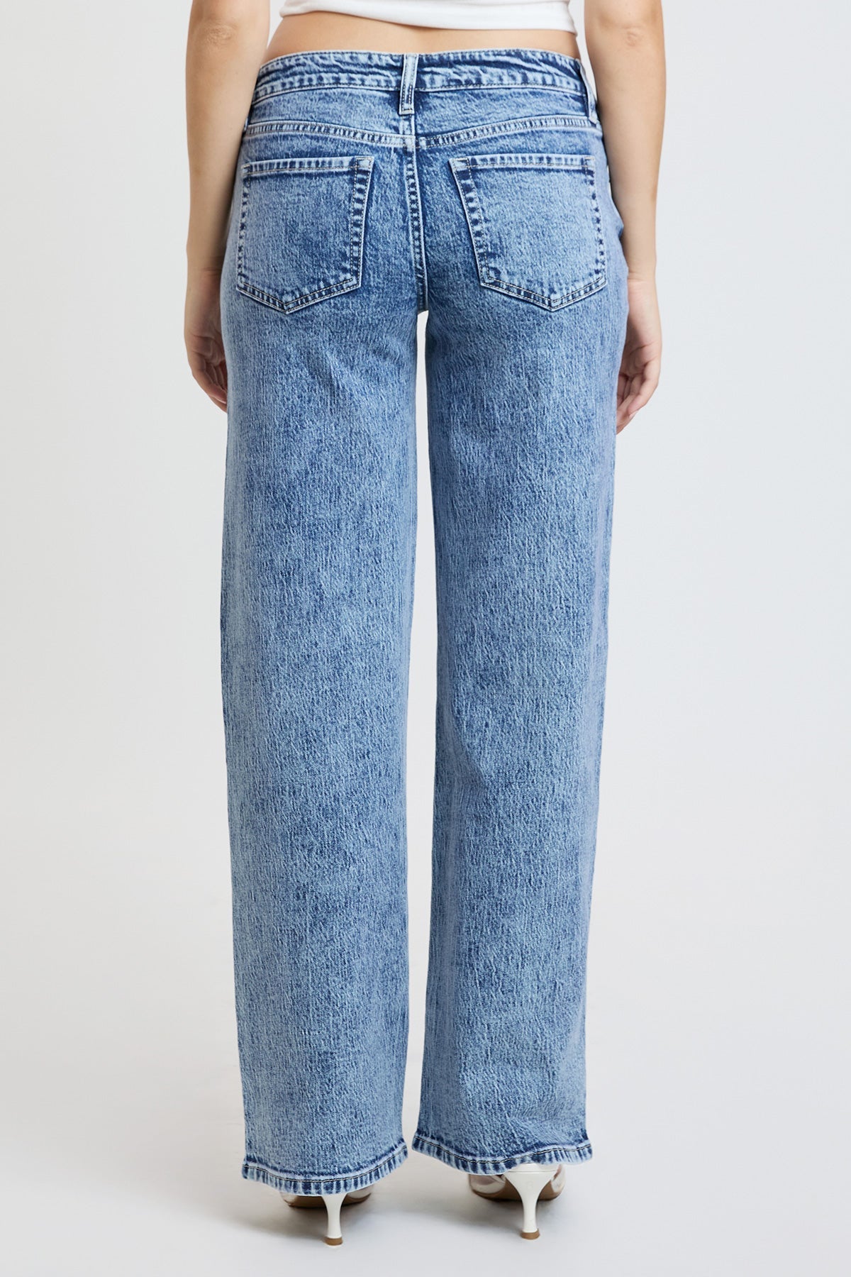 Women's Luxe Britney Wide Leg Jeans
