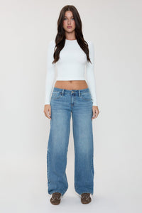 Women's Luxe Britney Wide Leg Jeans