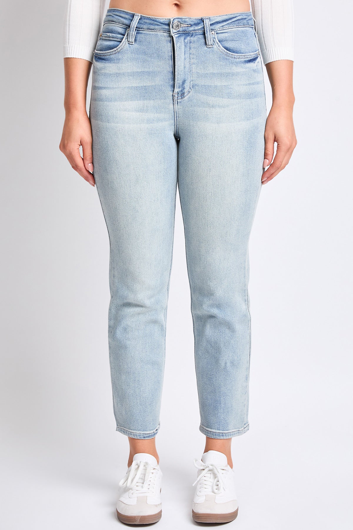 Women's Luxe High Rise Vintage Stretch Straight  Jeans