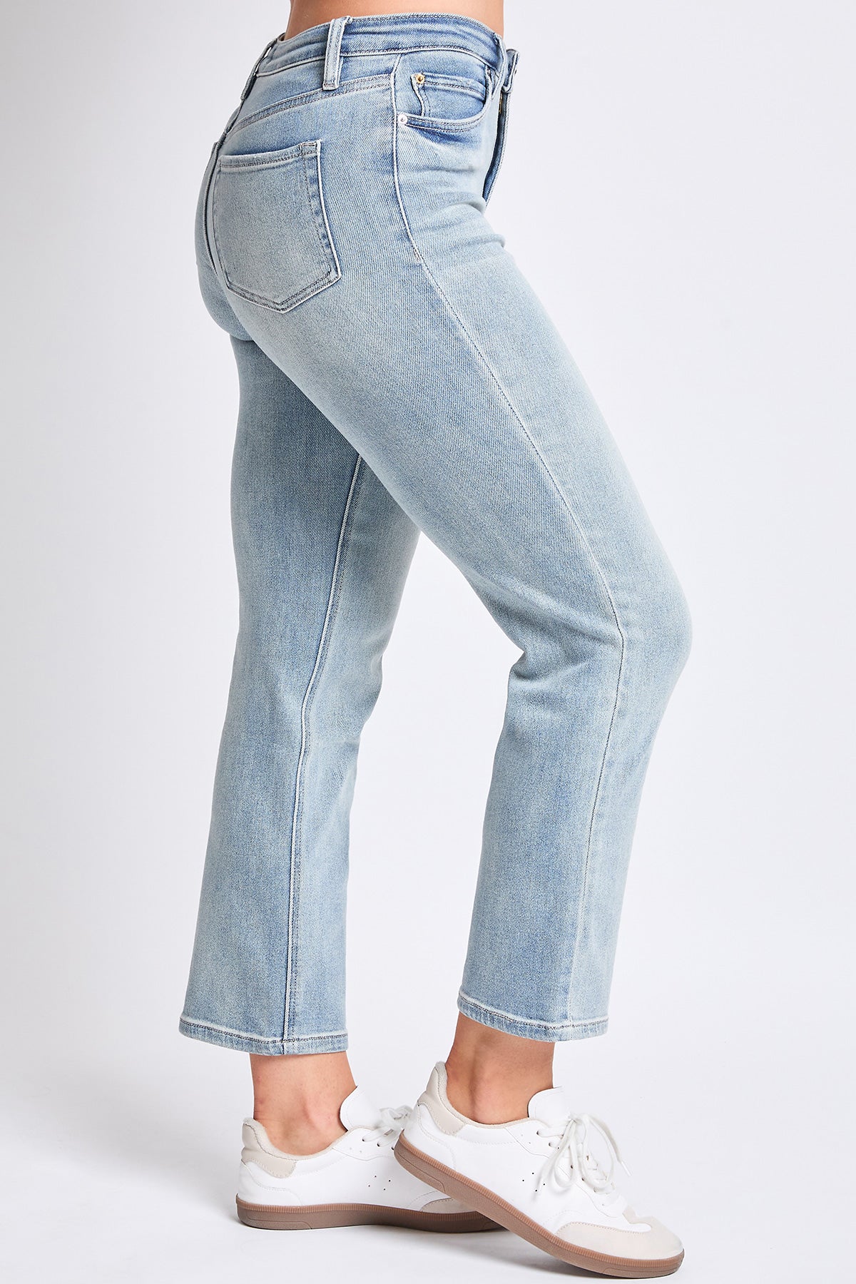Women's Luxe High Rise Vintage Stretch Straight  Jeans