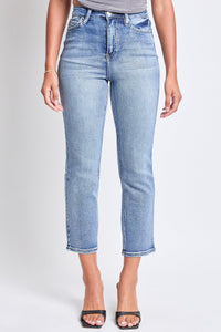 Women's Luxe High Rise Vintage Stretch Straight Leg Jeans