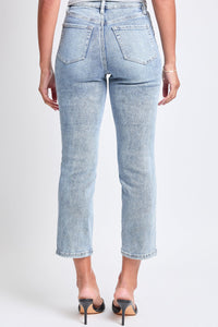 Women's Luxe High Rise Vintage Stretch Straight Leg Jeans
