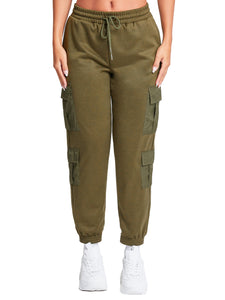 Women's Joggers with Nylon Pockets