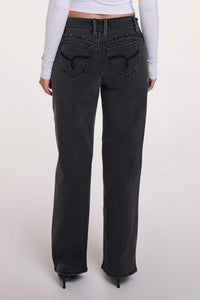 Women's Luxe High Rise WannaBettaButt Straight Leg Jeans