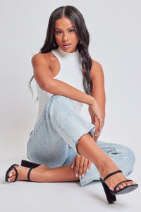 Women's Luxe Cropped Straight Leg Jeans
