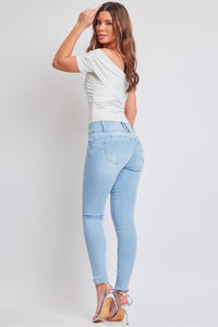 Women's Sustainable WannaBettaButt 3 Button Skinny Jeans