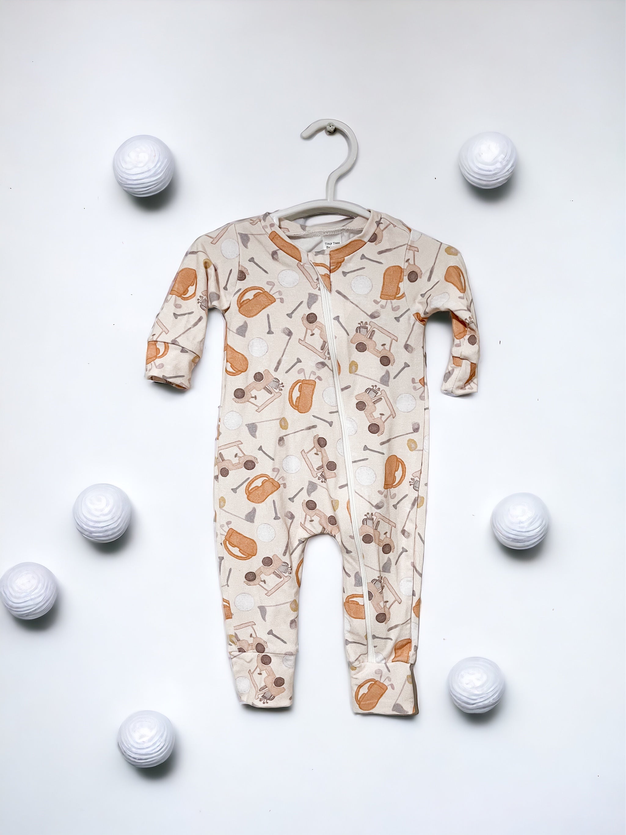 Bamboo Golf Zipper Romper