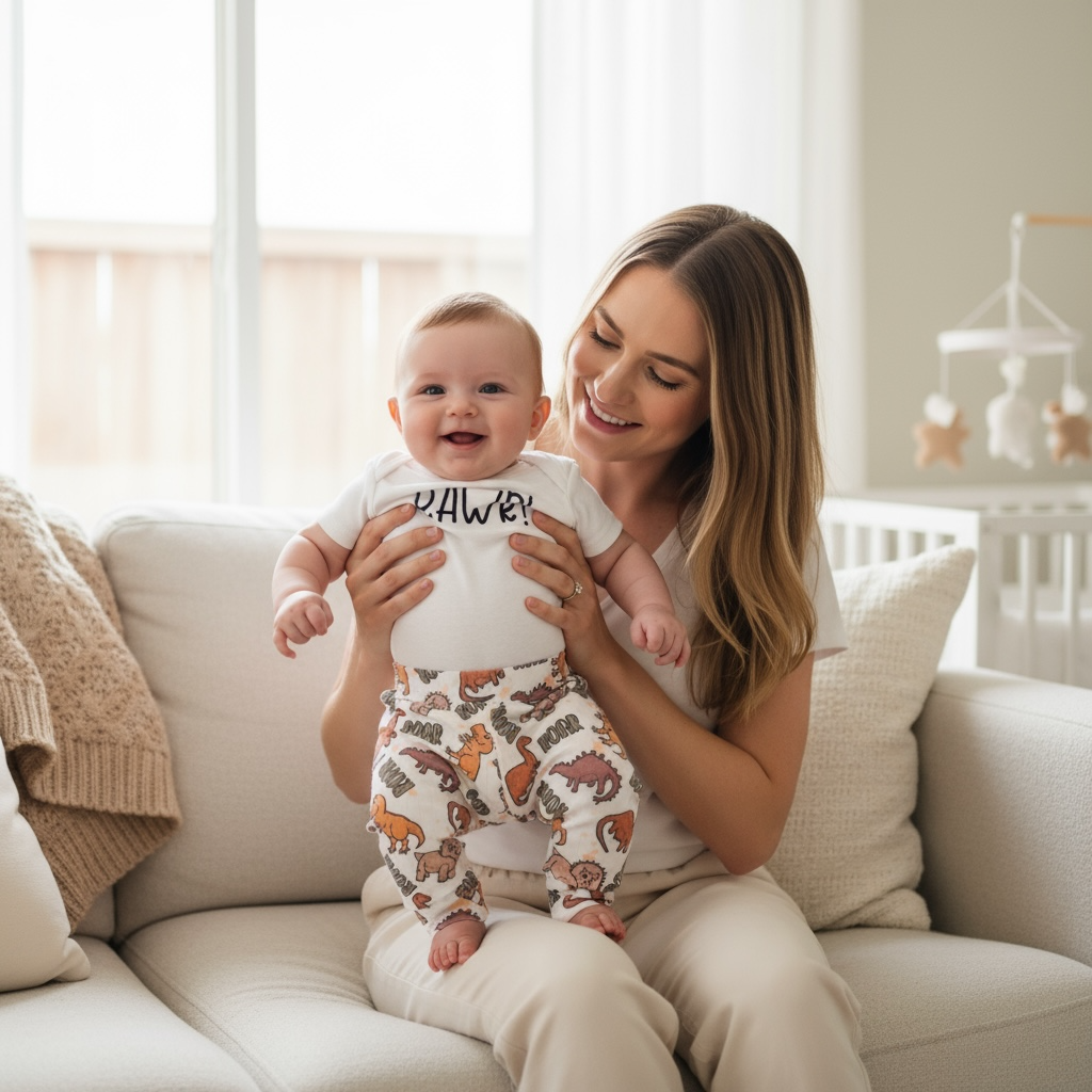 Dinosaur Baby Leggings Outfit