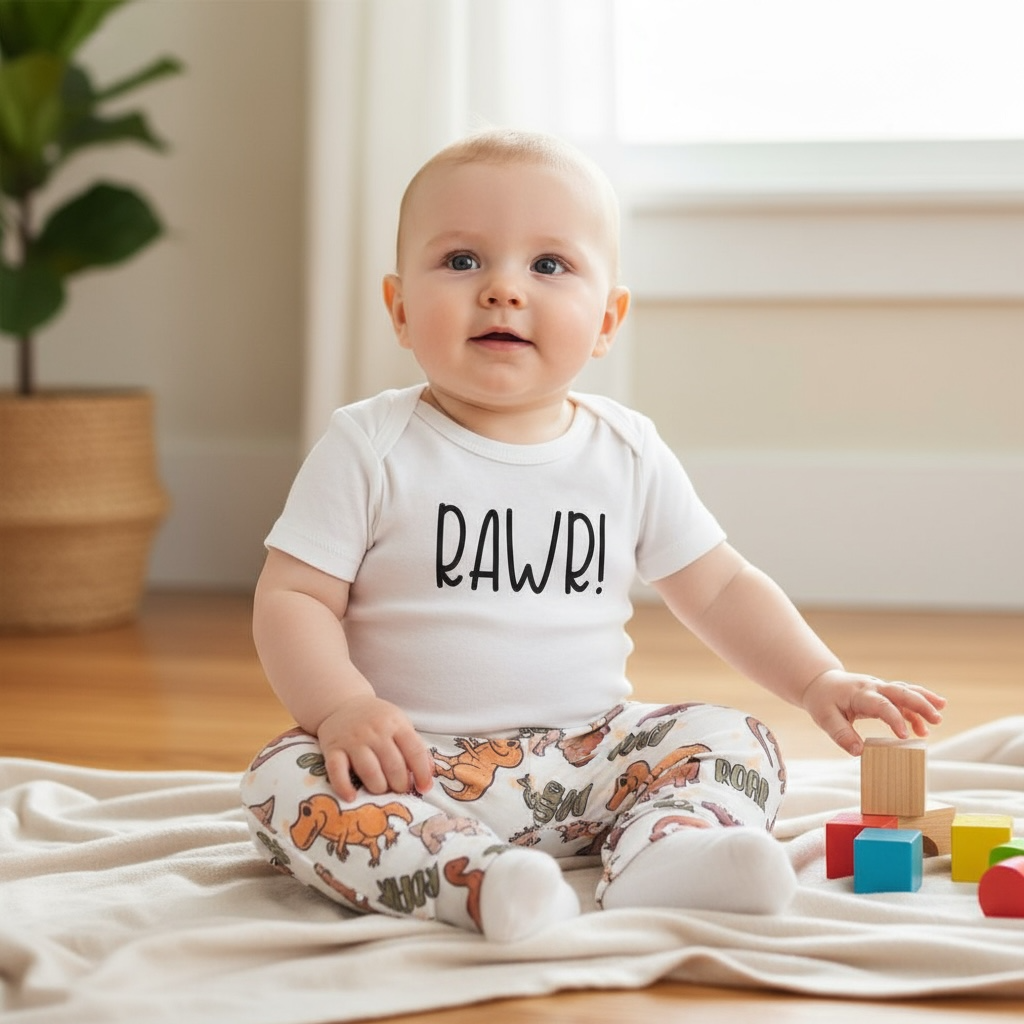 Dinosaur Baby Leggings Outfit