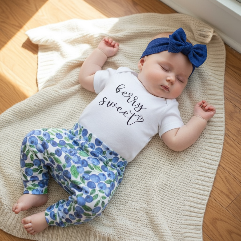 Blueberry Leggings Set