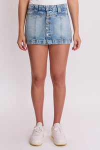 Women's Button Front Skort