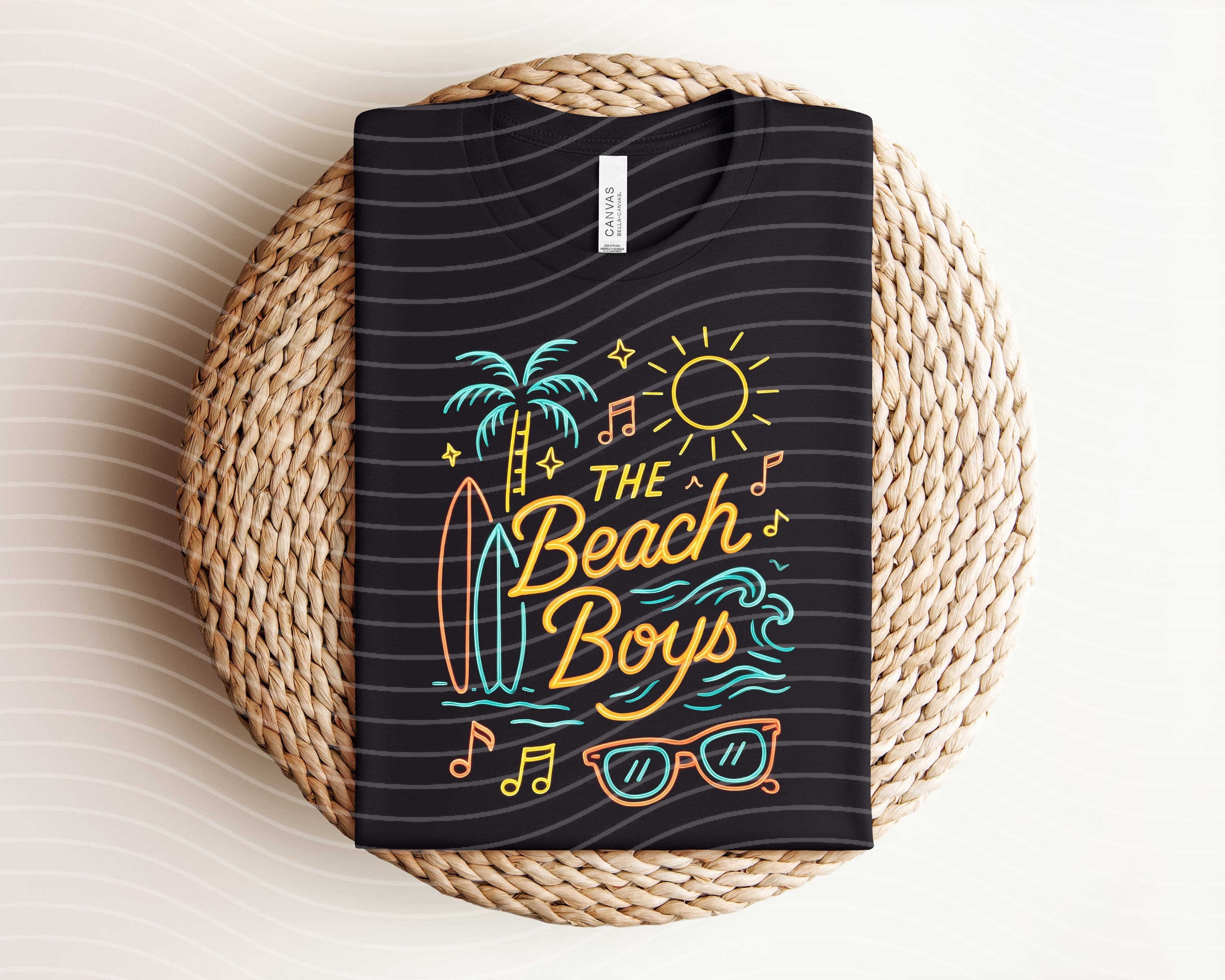 The Beach Boys Neon Graphic Tee