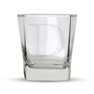 Monogrammed Rock Glasses (Set of 2)