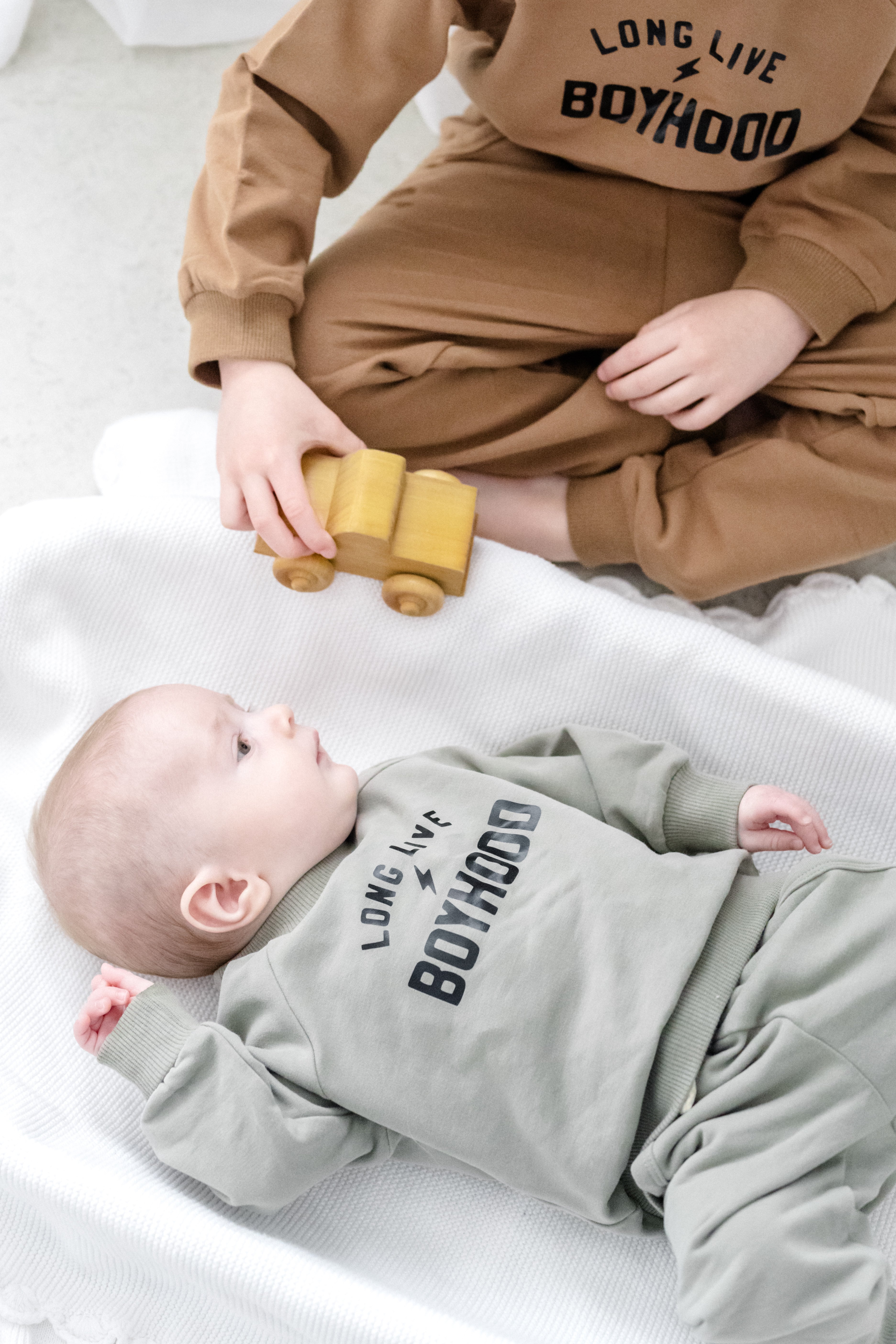 Long Live Boyhood organic lounge set