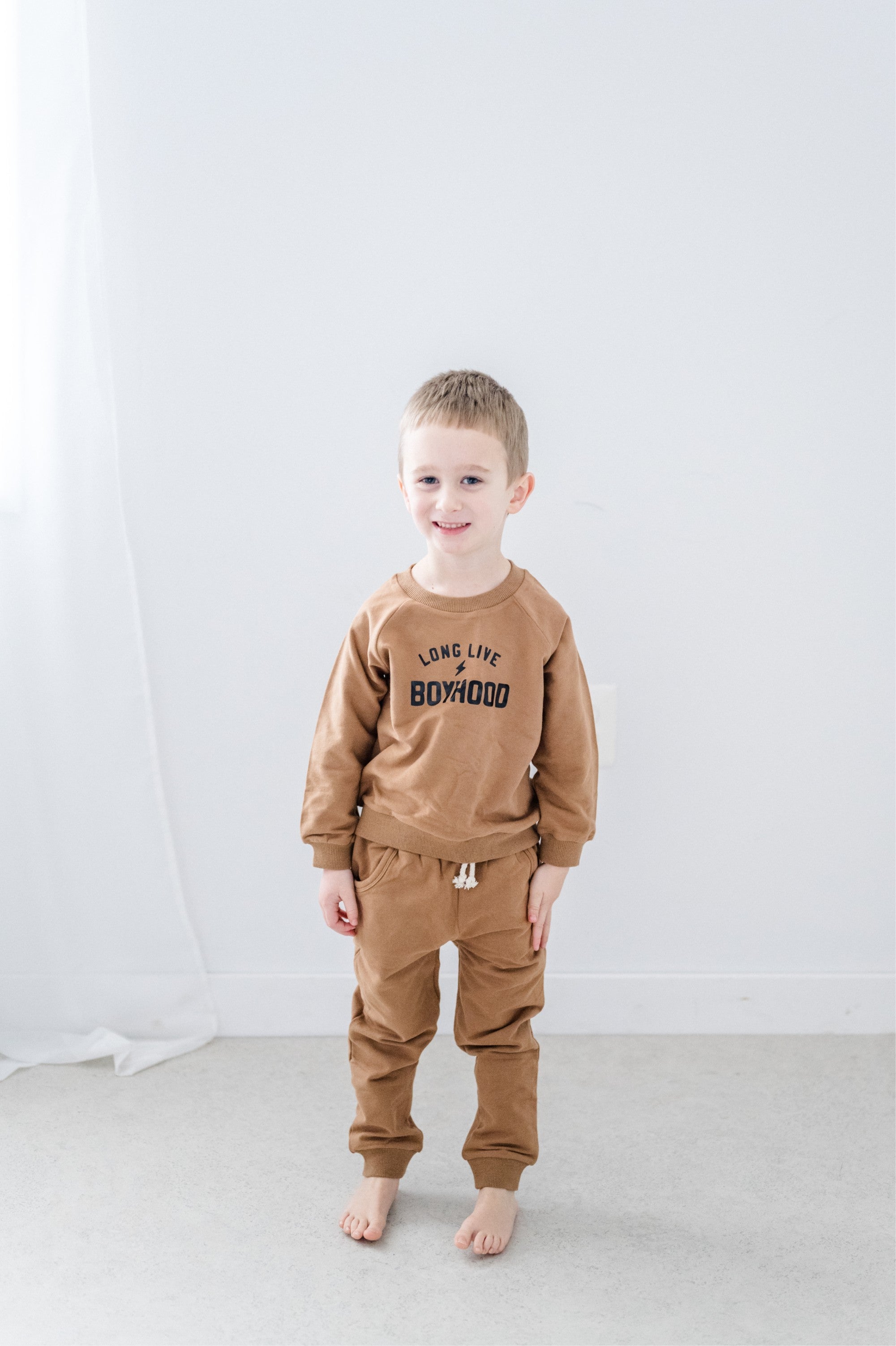 Long Live Boyhood organic lounge set