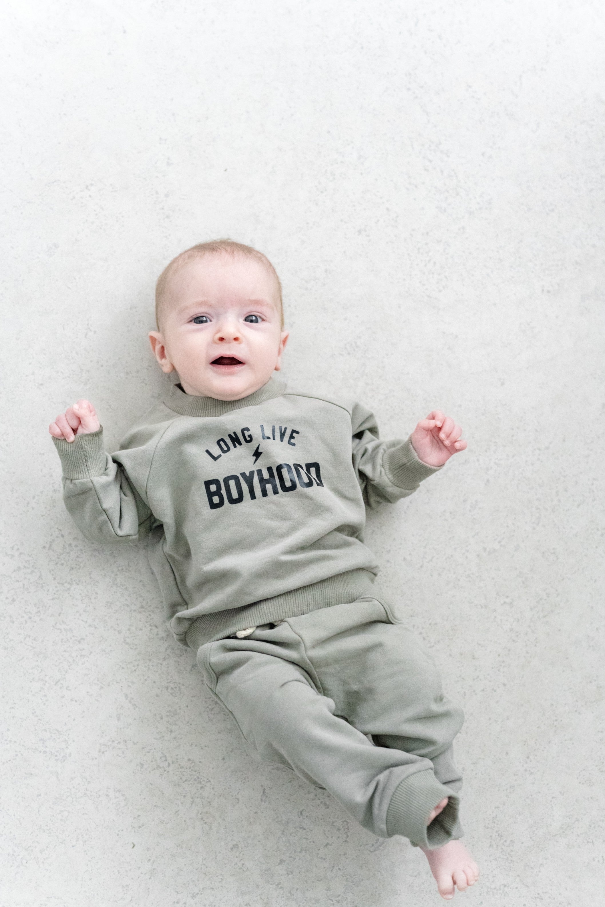 Long Live Boyhood organic lounge set