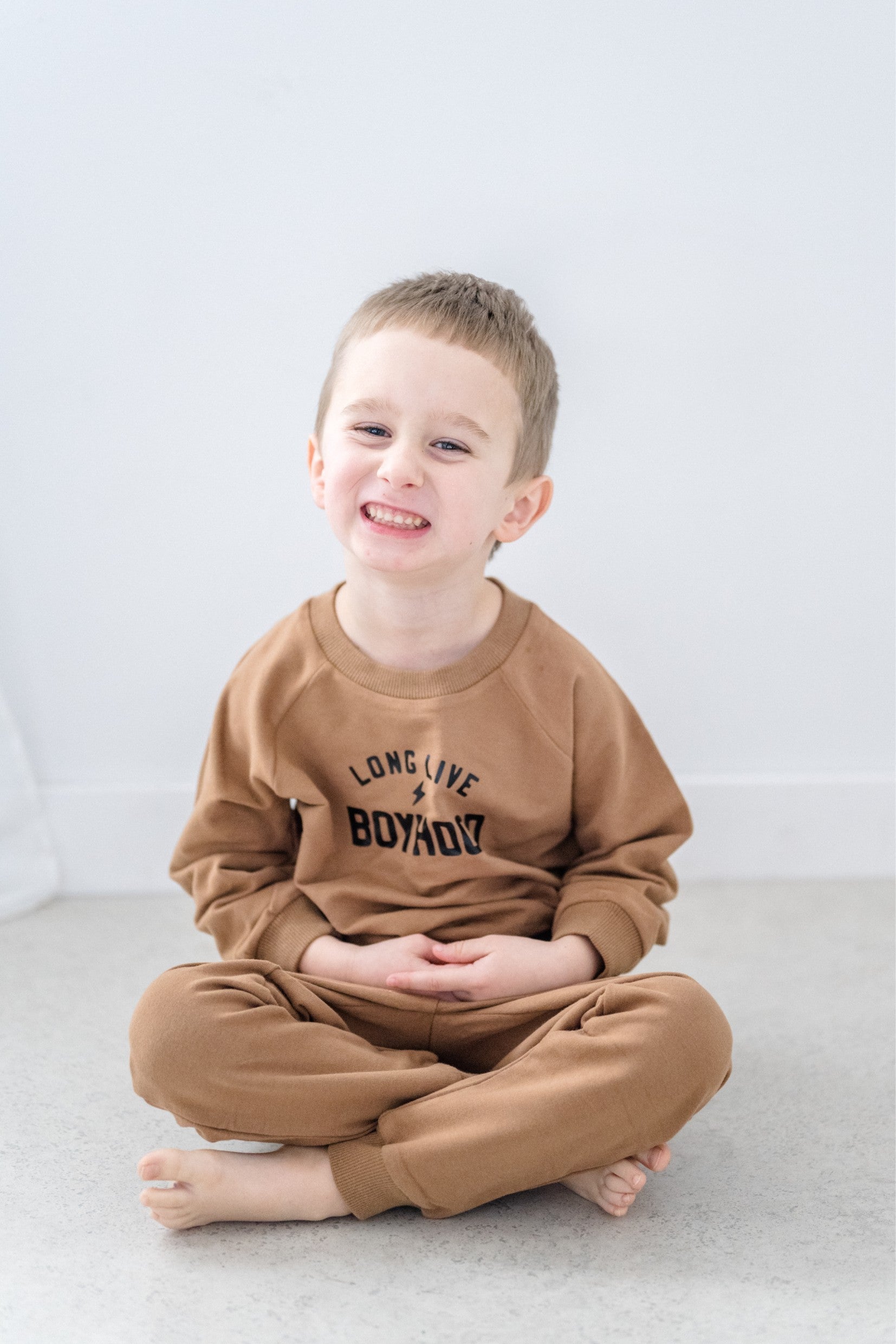 Long Live Boyhood organic lounge set