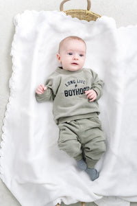 Long Live Boyhood organic lounge set