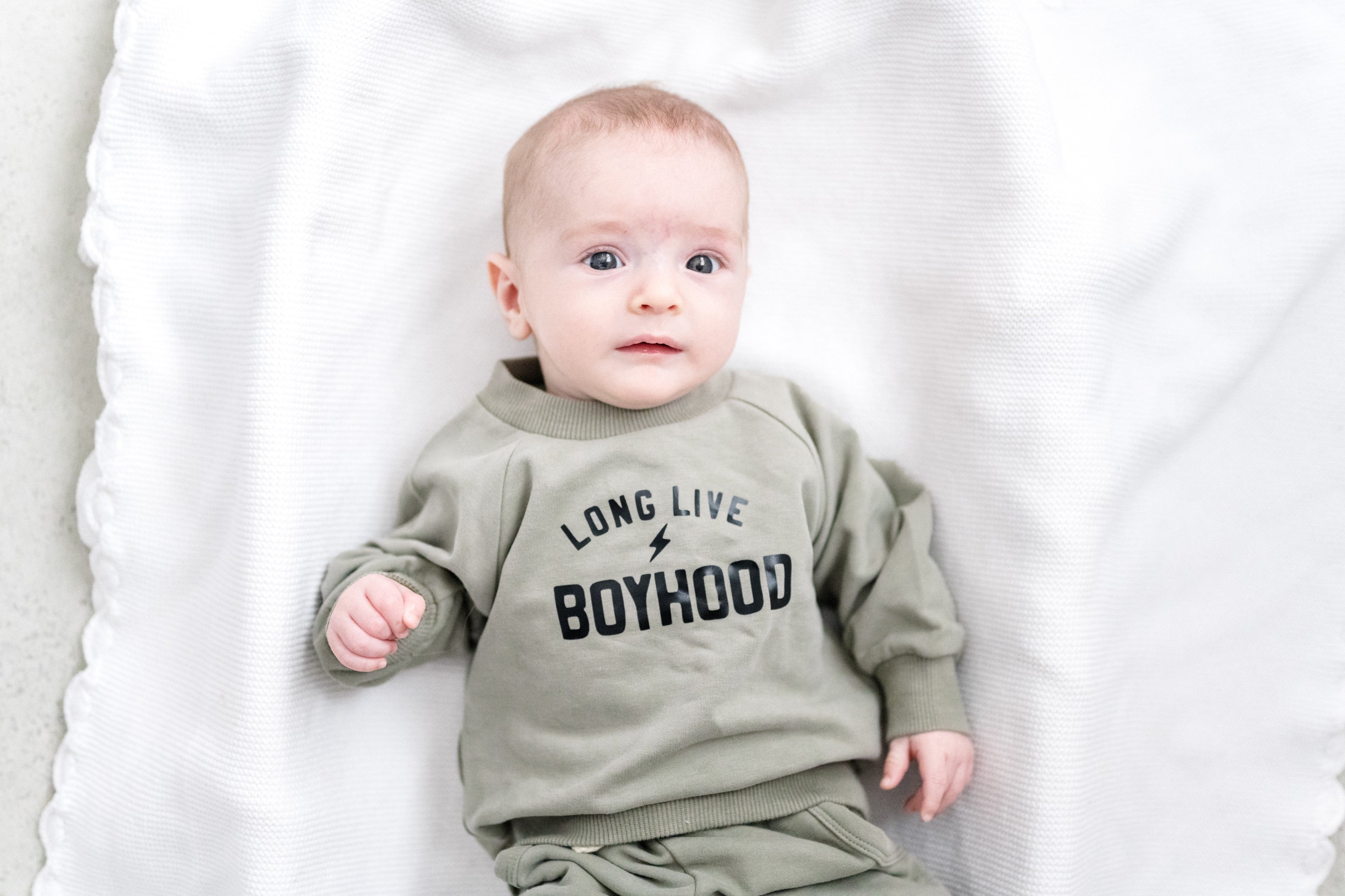 Long Live Boyhood organic lounge set