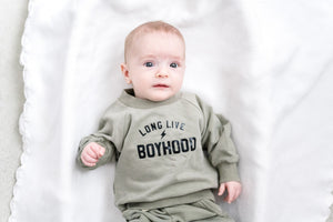 Long Live Boyhood organic lounge set