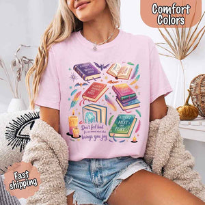Velaris Book Lover Tee – Comfort Colors Bat Boys SJM Gift