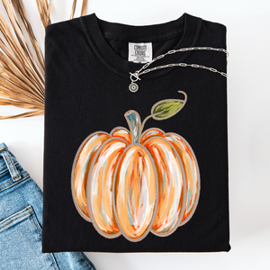 Watercolor Pumpkin, Halloween, Autumn, Fall, Comfort Colors T-Shirt