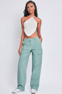 Porkchop Cargo Pkt Straight Leg Pant: Jasmine / Junior / 13