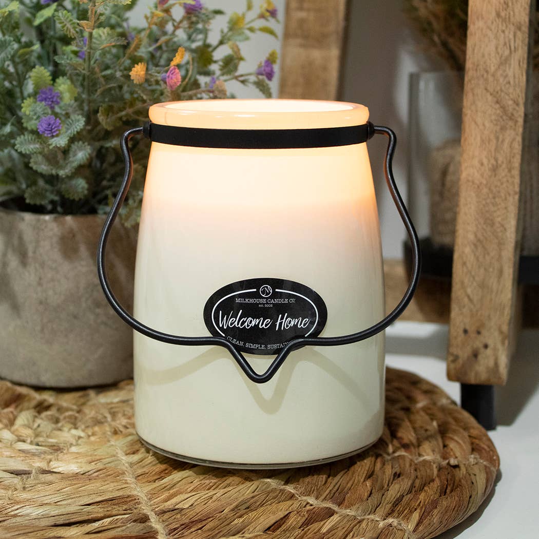 22 oz Butter Jar Candle: Welcome Home