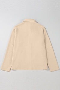 Lilith Corduroy Buttoned Long Sleeve Jacket