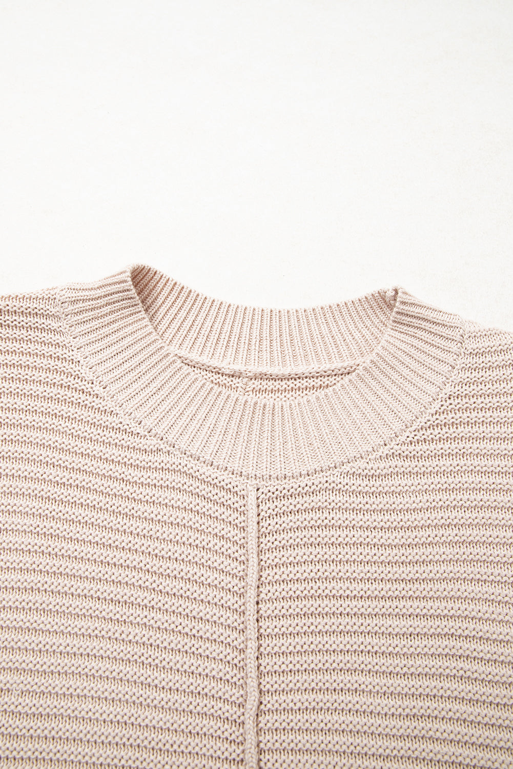 Delaney Texture Knitted Puff Sleeve Sweater