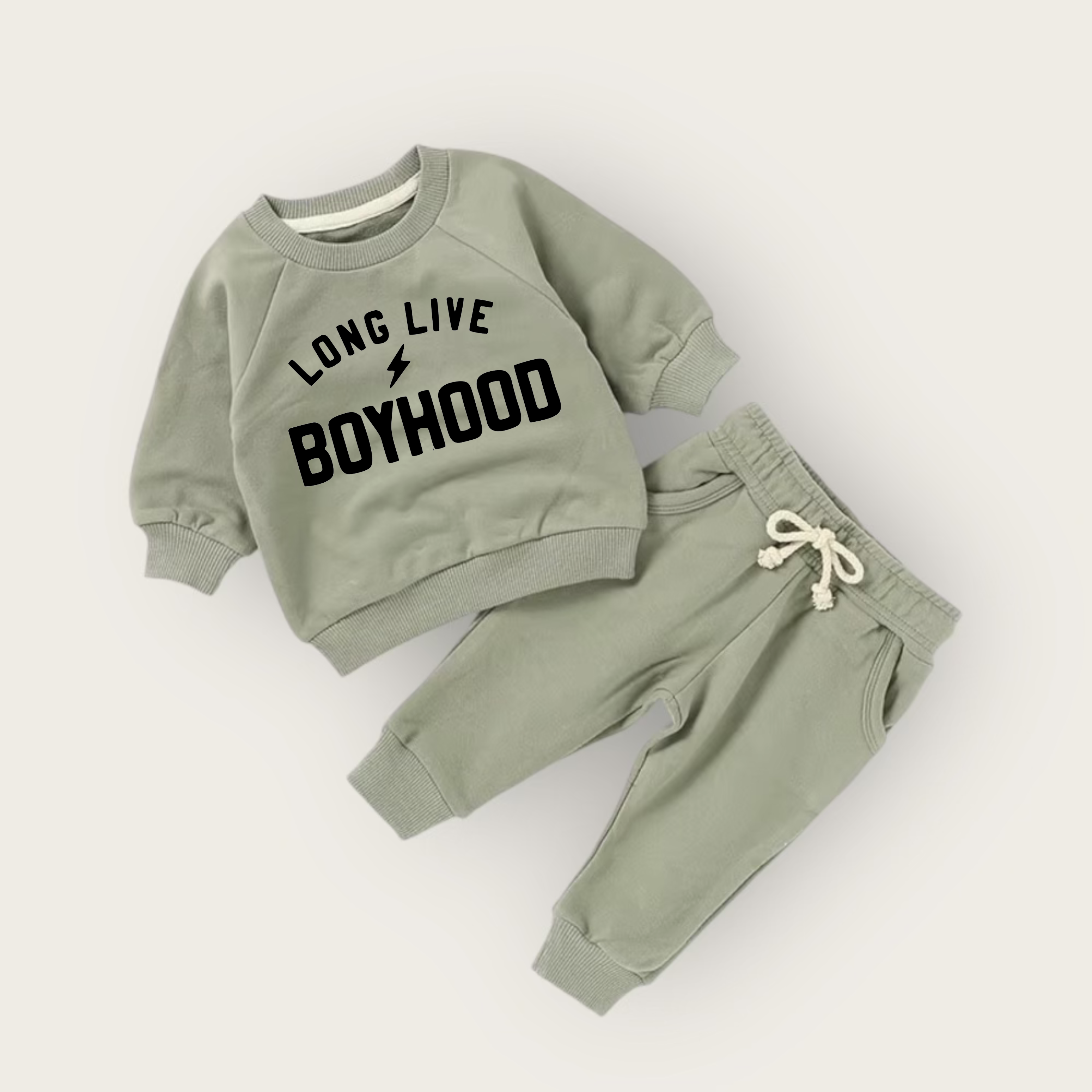 Long Live Boyhood organic lounge set