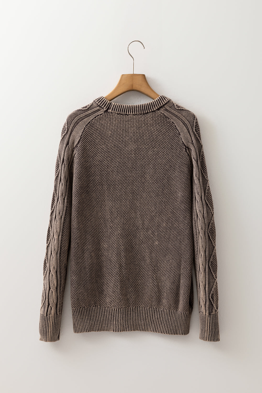 Aria Knit Sleeve Casual Sweater