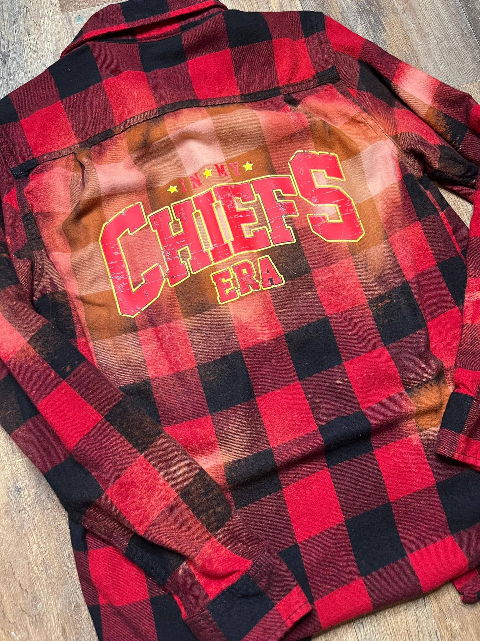 Chiefs Era Bleached Flannel