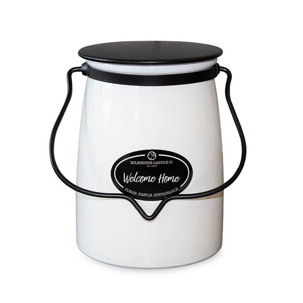 22 oz Butter Jar Candle: Welcome Home