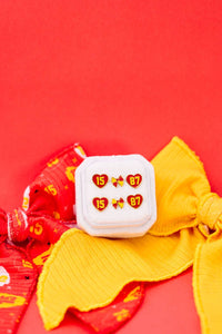 Desert Peach - #87 Heart Stud Earrings