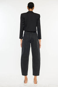 KanCan ultra high rise balloon jeans DARK GREY