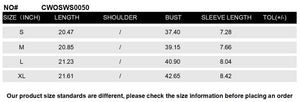 Round Neck Short Sleeve Sweater: Black