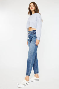 KanCan slouch fit drawstring denim
