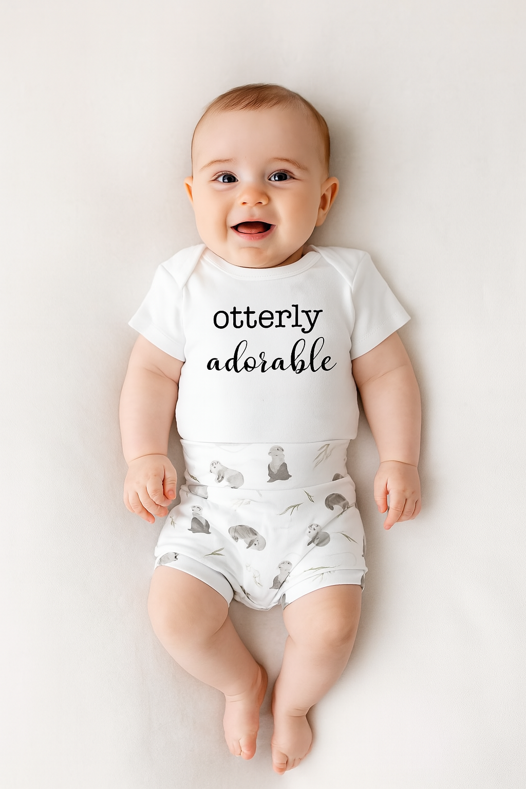 Otterly Adorable Shorts Set