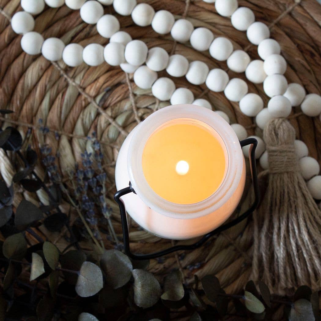 14 oz Milkbottle Candle: White Driftwood & Coconut