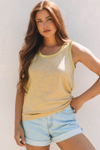 Skyla Metallic Sheen Tank Top